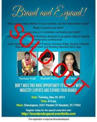 Brand and Expand Workshop Series Launched in Houston!