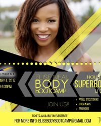 Actress Elise Neal Launches Fitness Boot Camp in Houston During Super Bowl LI