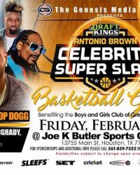 NFL Star Antonio Brown to Host Celebrity Charity Basketball Game During Super Bowl LI